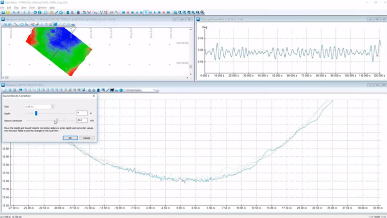 NaviSuite - Refraction slide tool in action