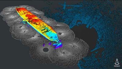 A shipwreck removal operation modelled in NaviModel software 
