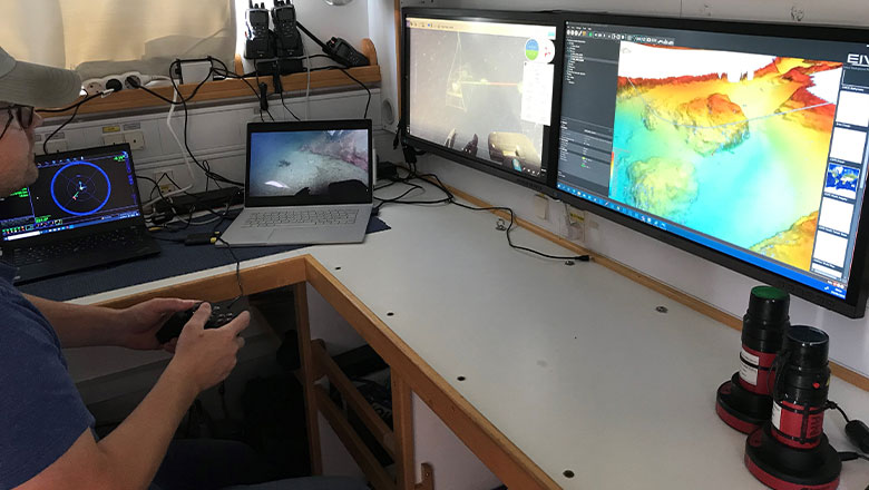 Real-time ROV positioning in NaviPac Pro Helmsman’s display with Sonardyne’s Nano transponder