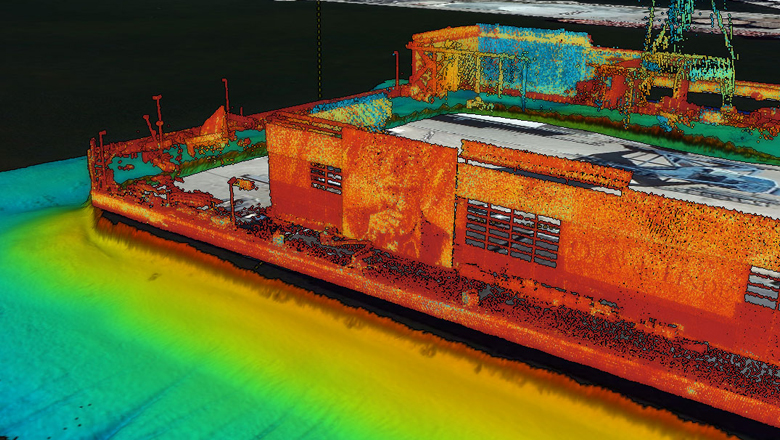 High detail LiDAR data in NaviSuite Kuda