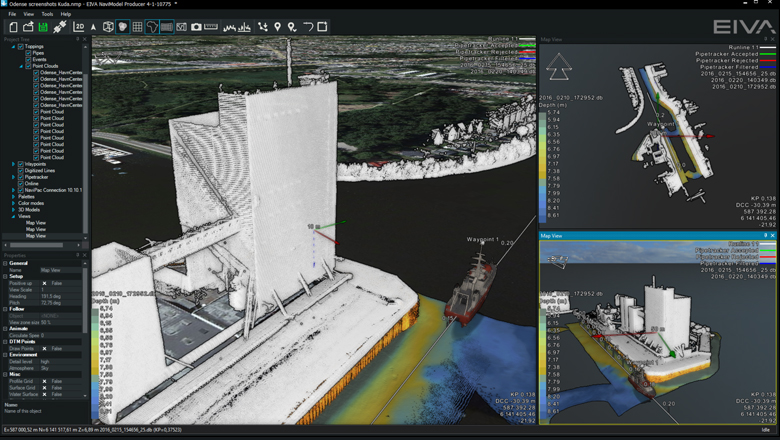 NaviModel multiple 3D views in a single display