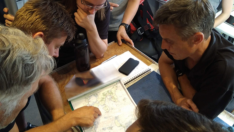 EIVA and PanGeo Subsea team review day after successful first day of sea trials