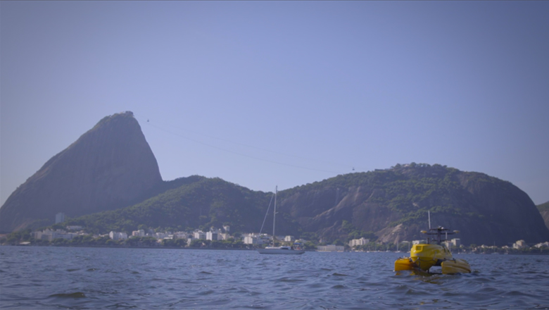 C-Cat 3 ASV sailing Guanabara Bay, Rio de Janeiro, Brazil