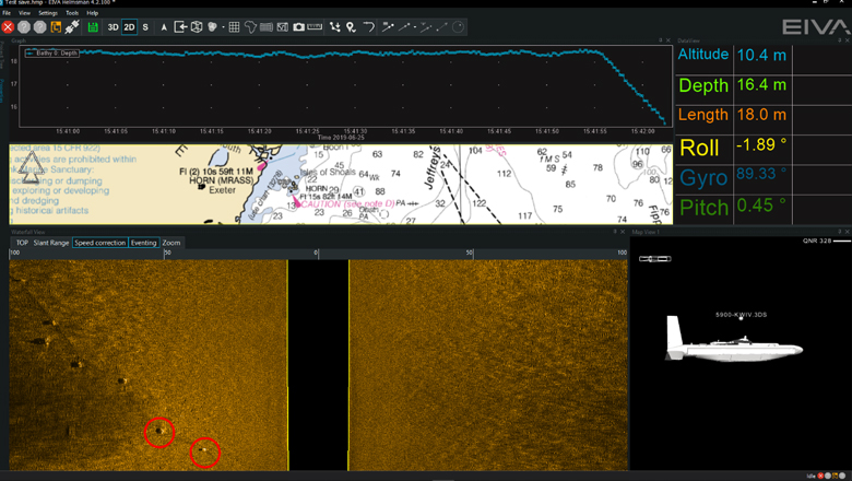 Live sonar acquisition in NaviPac