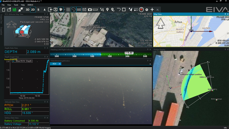 NaviSuite Mobula for ROV steering and control