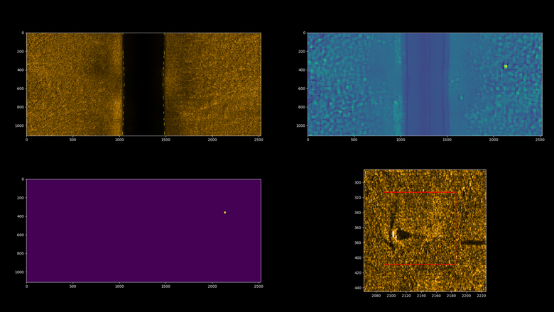 NaviSuite Deep Learning automatic object detection in sidescan data