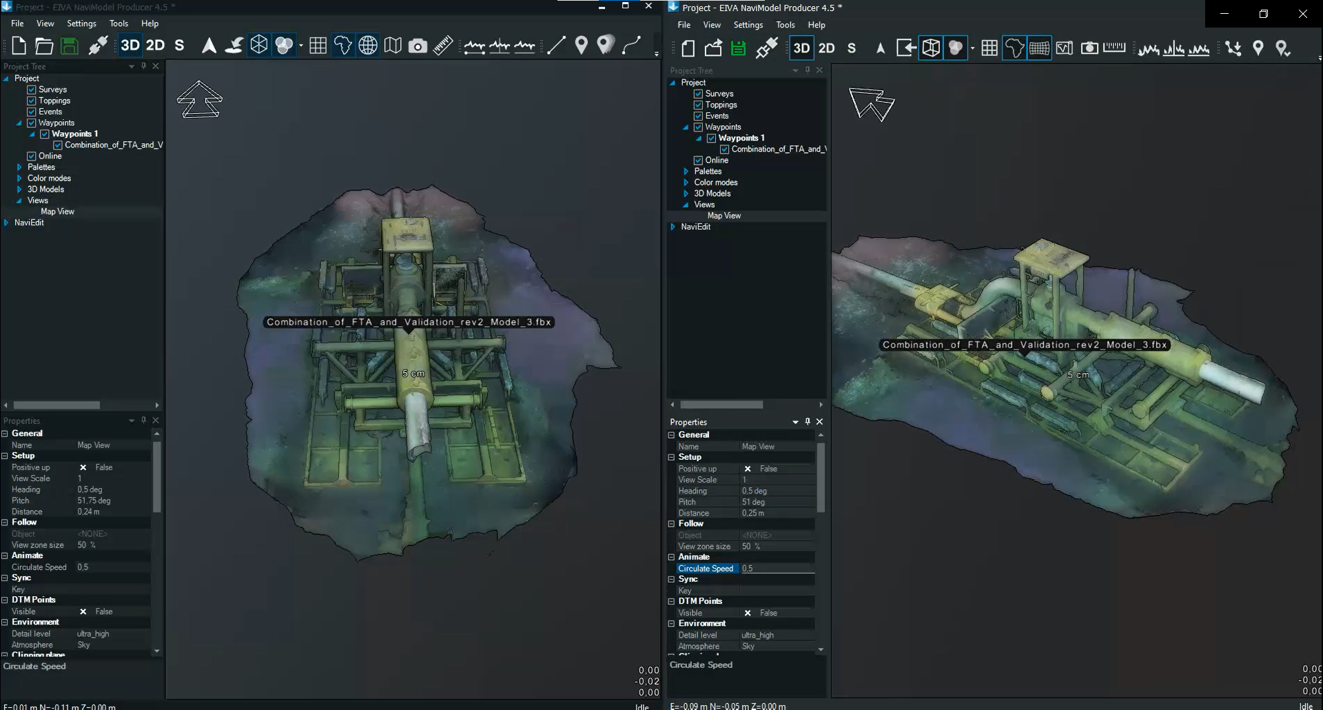 3D rendering NaviModel 4.4 and 4.5