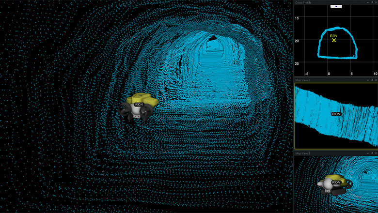 navisuite processing model tunnel inspection rov