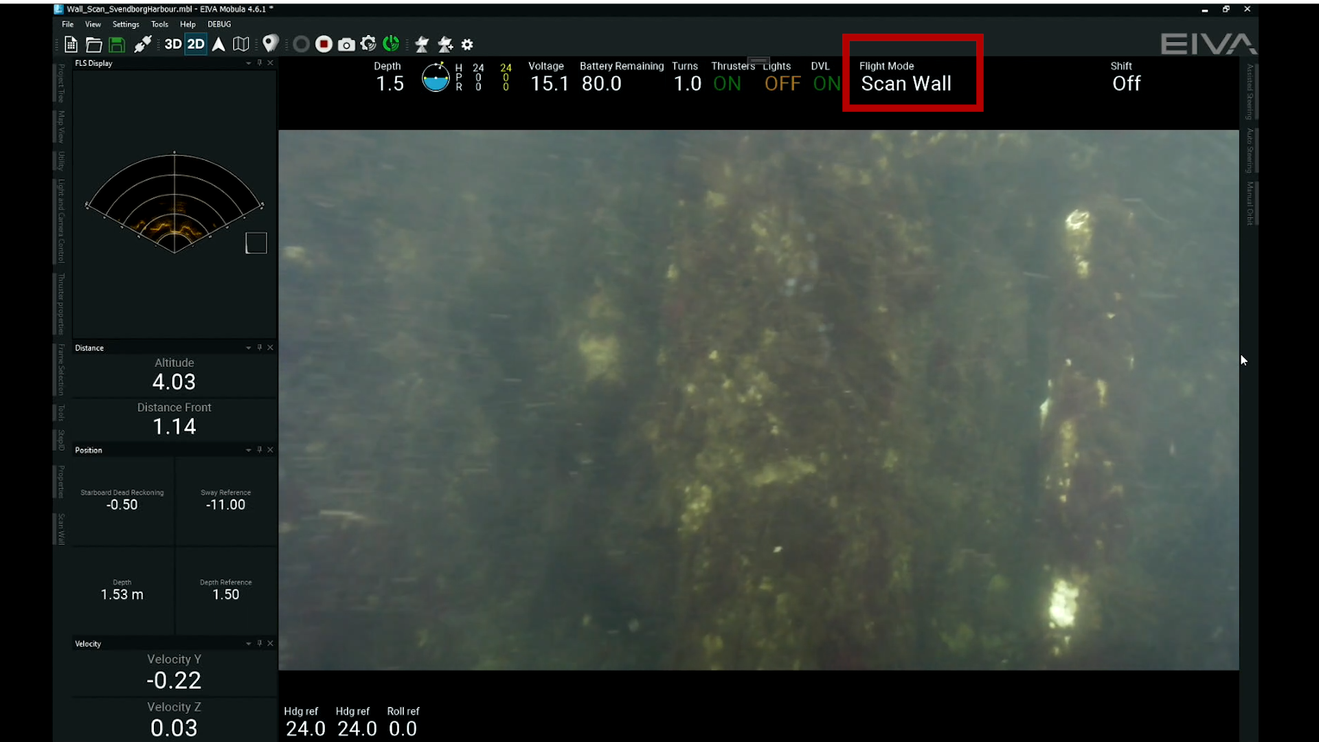 navisuite mobula rov harbour inspection