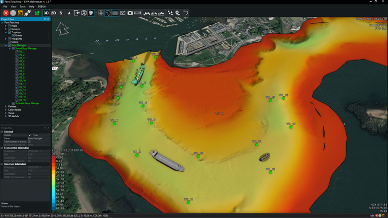 Show buoys in 3D in HD