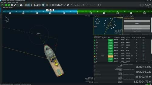 Rig move and tug management option for NaviPac Pro