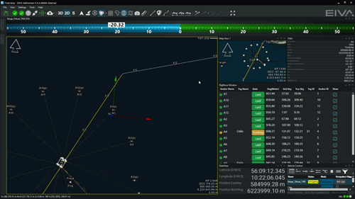 Rig move and tug management option for NaviPac Pro