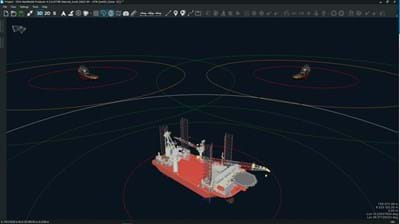 Rig move and tug management option for NaviPac Pro