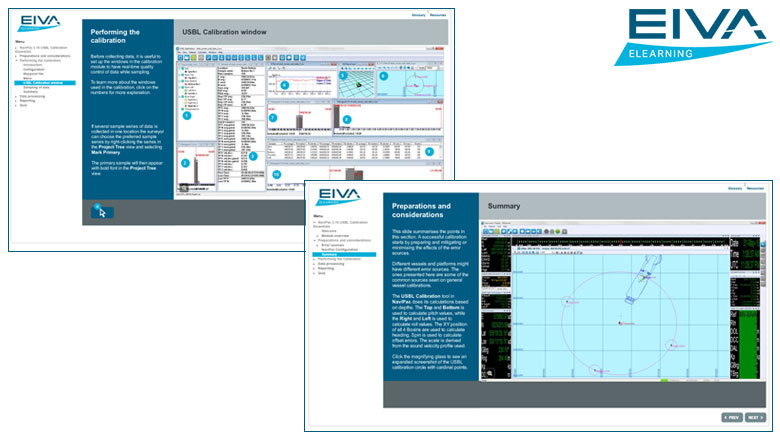 NaviPac 3.10 USBL Calibration eLearning module