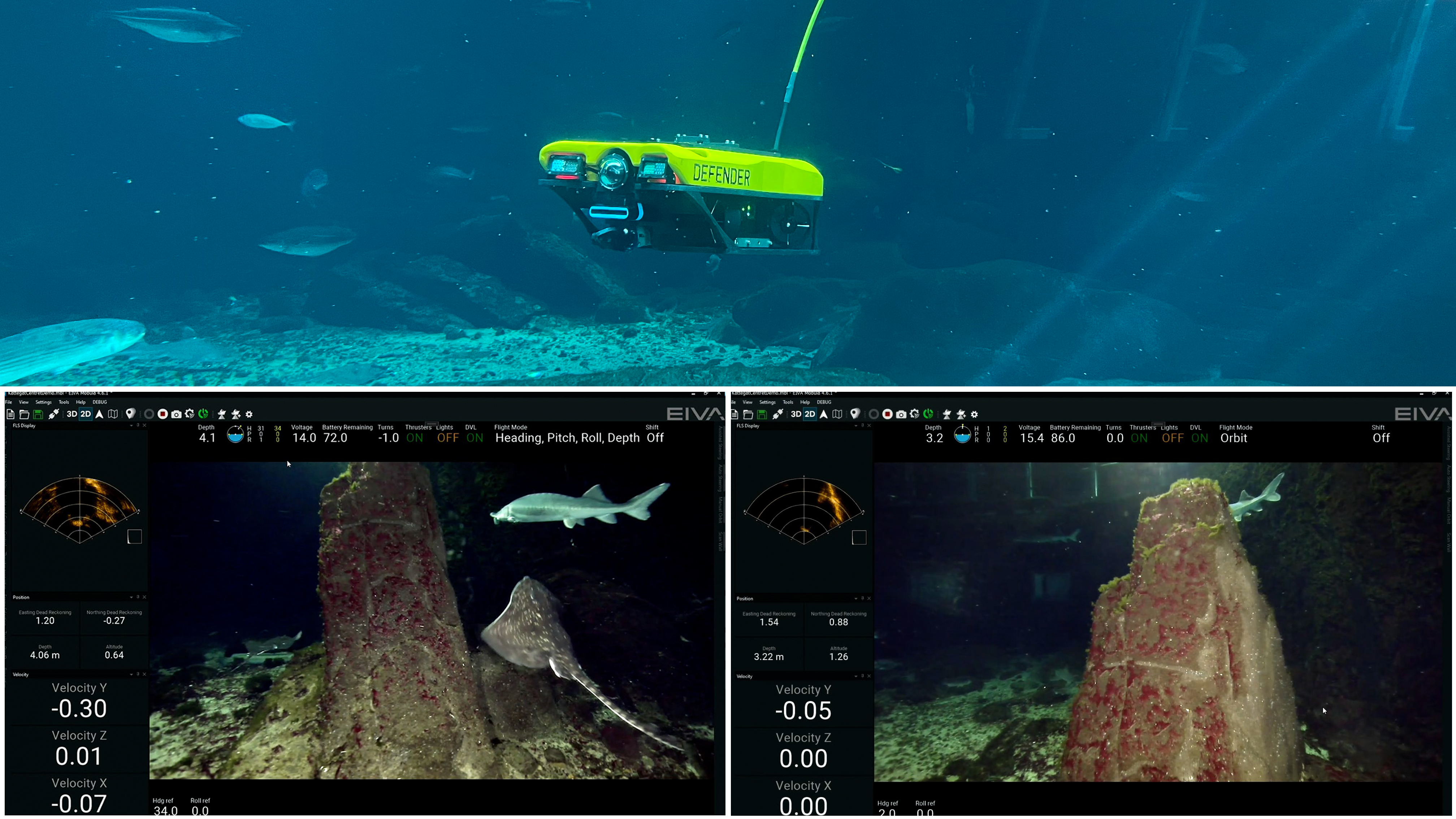 Check out NaviSuite Mobula ROV software in action